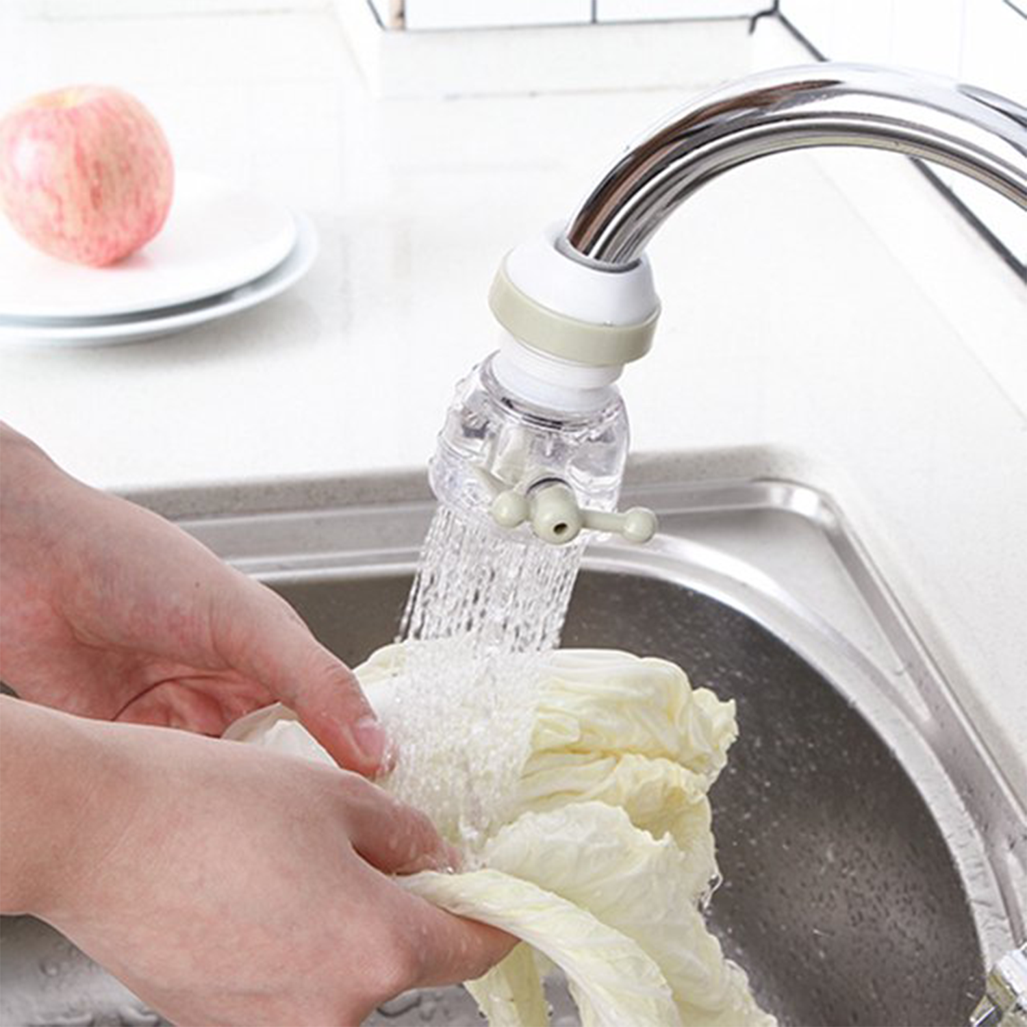 Adjustable Water Faucet Can Rotate 360 Degree Shower Head Anti spattering Water-saving Tap Nozzle Extended Filter Water Saving, Kitchen Bathroom Faucet Water-Saving Devices (1 Pc) Adjustable Water Faucet Can Rotate 360 Degree Shower Head Anti spattering Water-saving Tap Nozzle Extended Filter Water Saving, Kitchen Bathroom Faucet Water-Saving Devices (1 Pc)